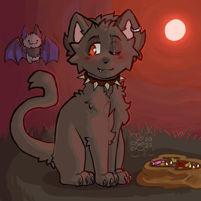 "Halloween Kitty" 10/31/22
