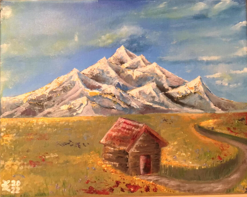 "Cabin in the Mountains" 9/26/22